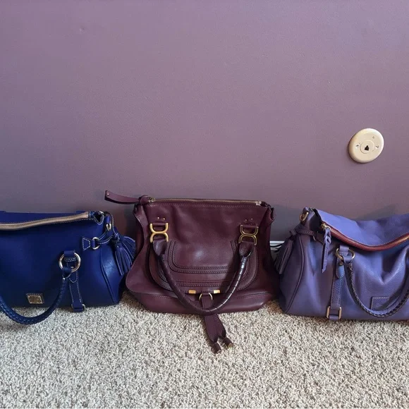 Dooney & Bourke Amethyst Penrose Satchel - Picture 4 of 16